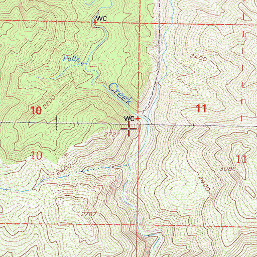 Topographic Map of Shelter House (historical), CA