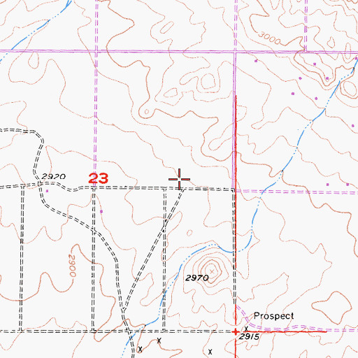 Topographic Map of Walton Place (historical), CA