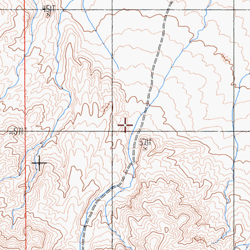 Topographic Map of Anvil Canyon, CA