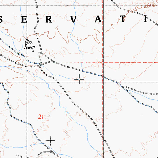 Topographic Map of Coyote Canyon, CA