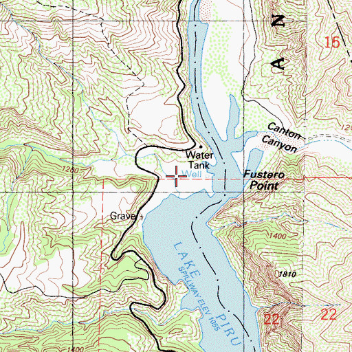 Topographic Map of Slayback Camp (historical), CA