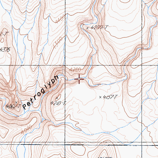 Topographic Map of Sheep Canyon, CA