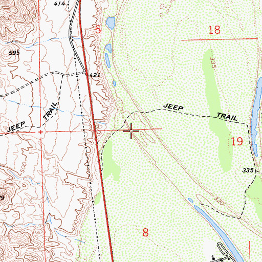 Topographic Map of Alligator Slough (historical), CA