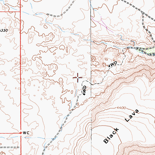 Topographic Map of Bobo Springs Reservoir (historical), CA