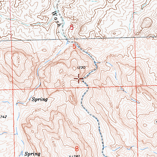 Topographic Map of Tin Shack (historical), CA
