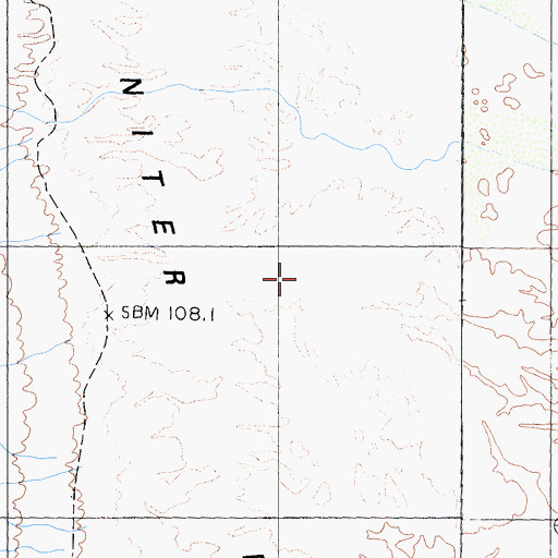 Topographic Map of Niter Beds, CA