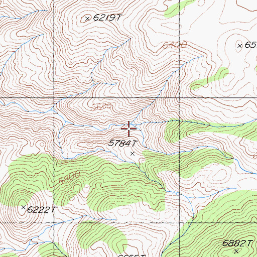 Topographic Map of Quail Canyon, CA