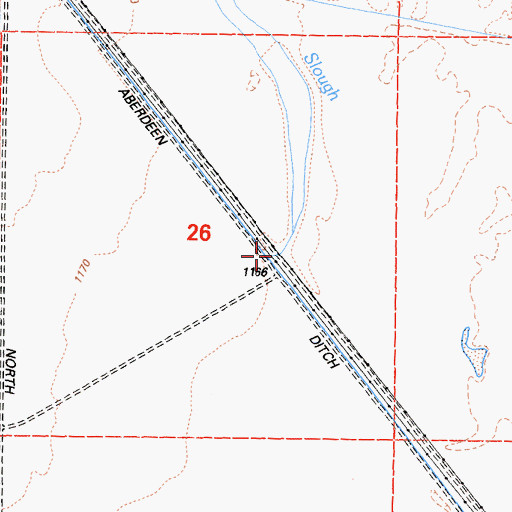 Topographic Map of Hines Slough, CA
