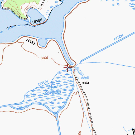 Topographic Map of Rat Farm (not official), CA
