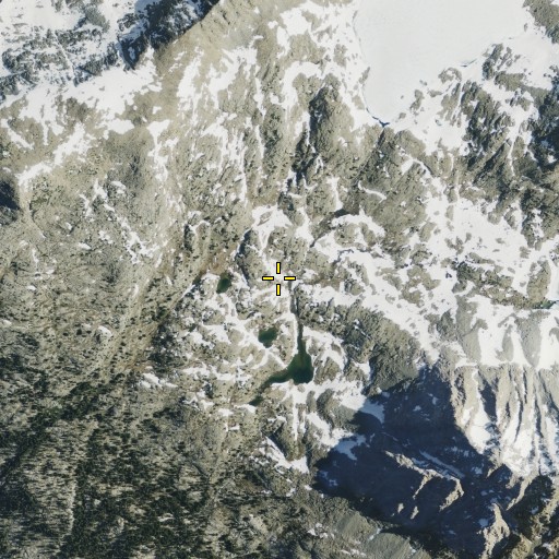 Aerial/Satellite Image of Darwin Bench, CA