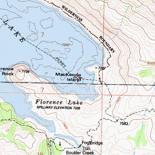 Topographic Map of MacKenzie Island, CA