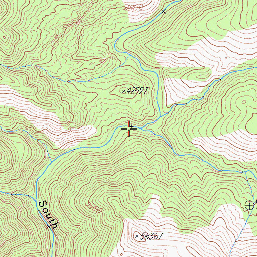 Topographic Map of Palome Creek, CA