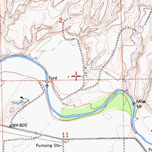 Topographic Map of Bern, CA