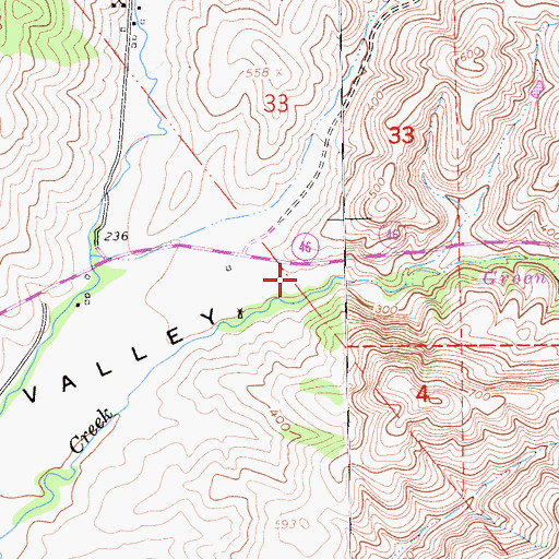 Topographic Map of Olmstead School (historical), CA