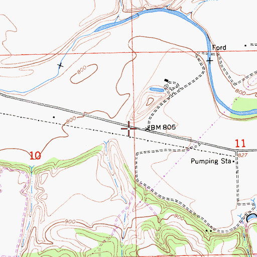 Topographic Map of Phillips School (historical), CA
