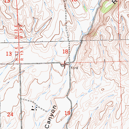 Topographic Map of Ranchito School (historical), CA