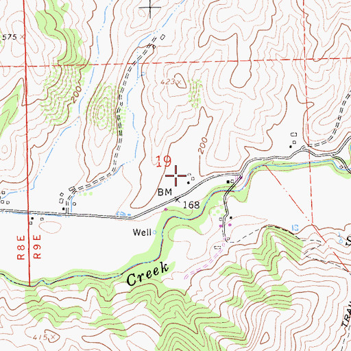 Topographic Map of Santa Rosa School (historical), CA