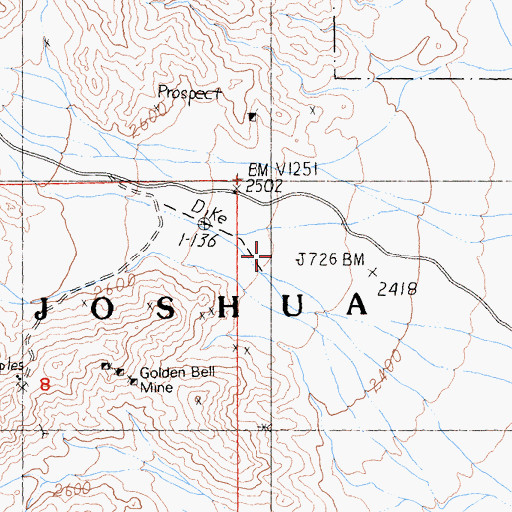 Topographic Map of Wilson Canyon, CA