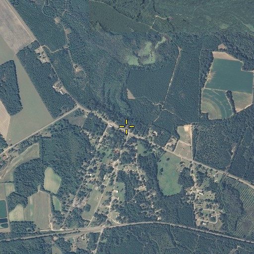 Aerial/Satellite Image of Gordon Post Office, AL
