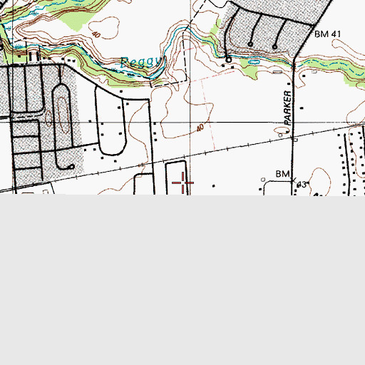 Topographic Map of Cloverdale Farm, MD