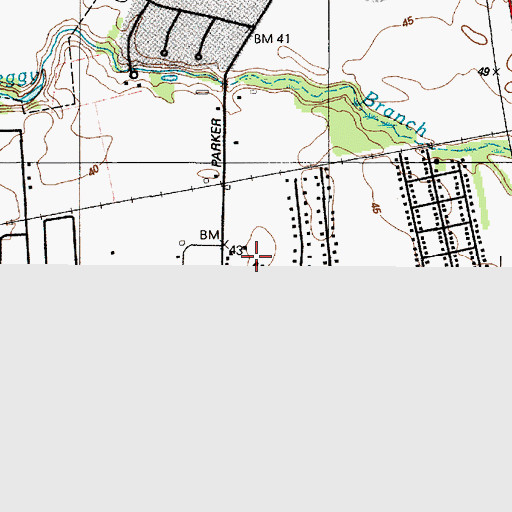 Topographic Map of Greenlawn, MD