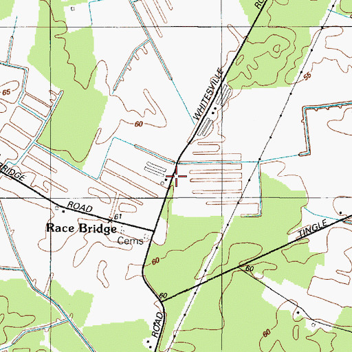 Topographic Map of Hearns (historical), MD