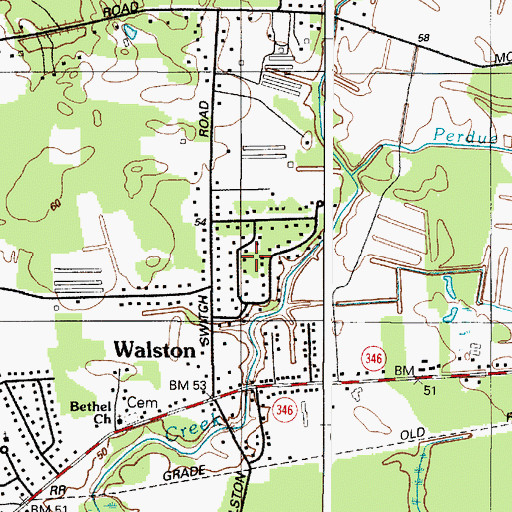 Topographic Map of Sierra Manor, MD