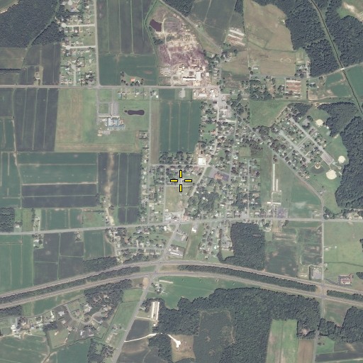 Aerial/Satellite Image of Willards Town Hall, MD