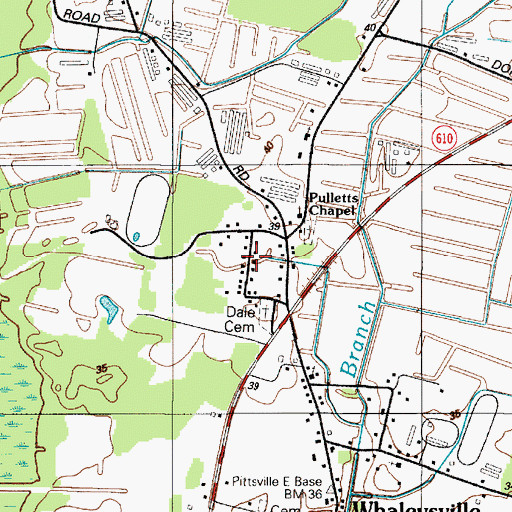 Topographic Map of Duncan Crossing, MD