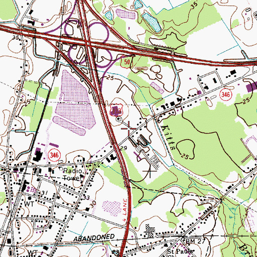 Topographic Map of Berlin Nursing Home, MD