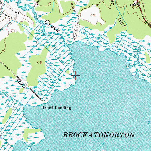 Topographic Map of Brimer Landing, MD