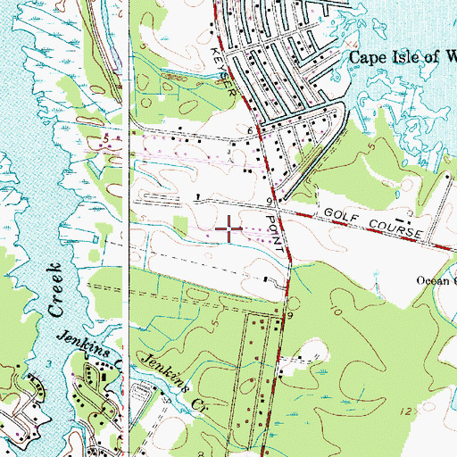Topographic Map of Herring Landing, MD