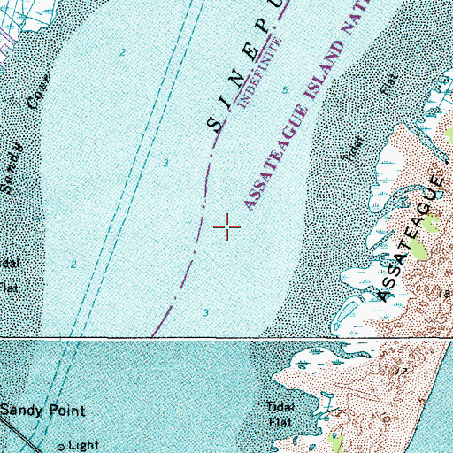 Topographic Map of Newbay Ferry (historical), MD