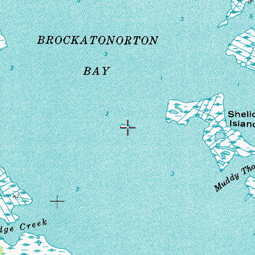 Topographic Map of Ramshorn Island, MD