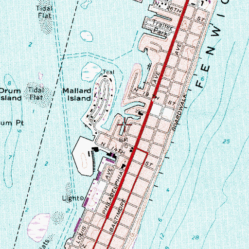 Topographic Map of Trout Creek, MD