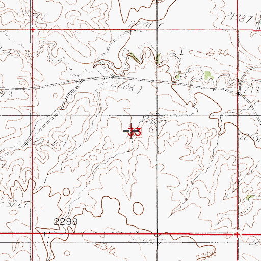 Topographic Map of Thompson School (historical), MT