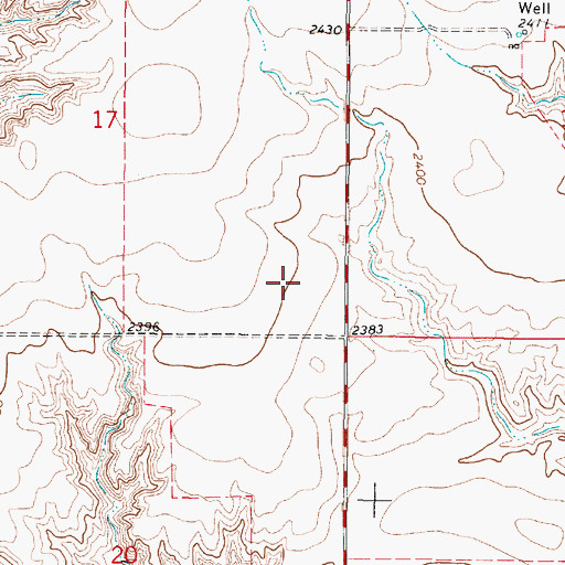 Topographic Map of Star School (historical), MT