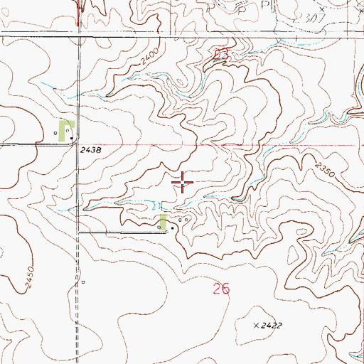 Topographic Map of Divide School (historical), MT