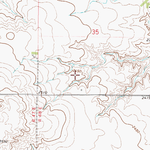Topographic Map of Marquardt School (historical), MT
