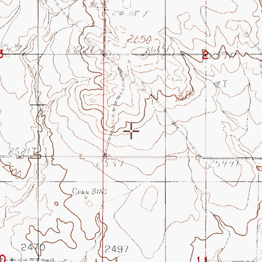 Topographic Map of Boyd School (historical), MT