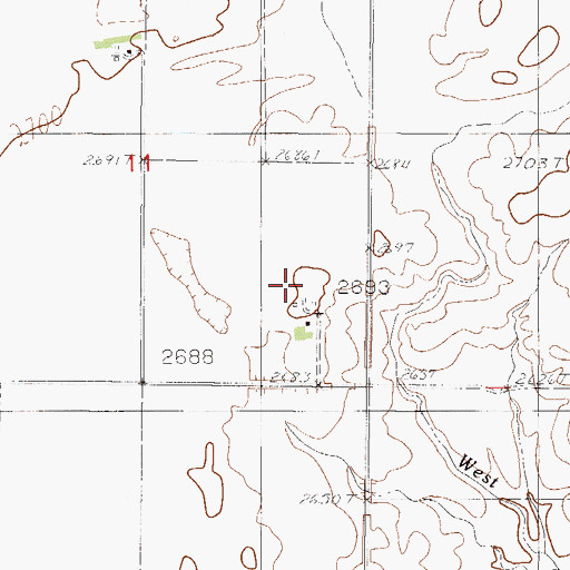 Topographic Map of Wide Awake School (historical), MT