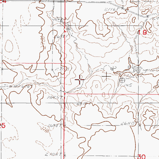 Topographic Map of Pioneer School (historical), MT