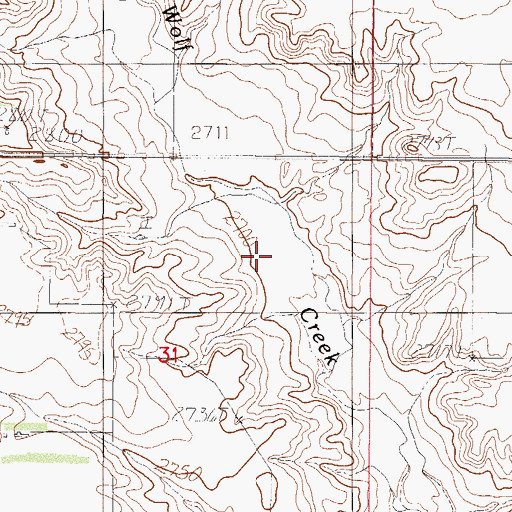Topographic Map of Dier School (historical), MT