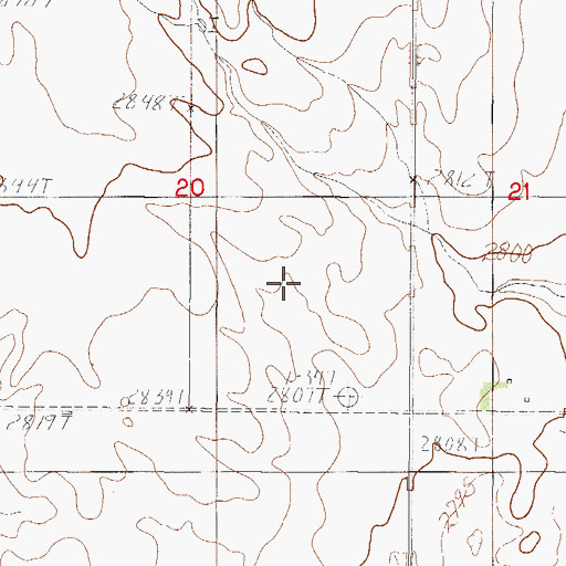 Topographic Map of Liberty School (historical), MT