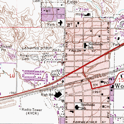 Topographic Map of The Church of Jesus Christ of Latter Day Saints, MT