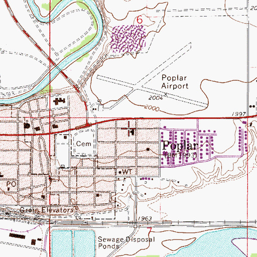 Topographic Map of The Church of Jesus Christ of Latter Day Saints, MT