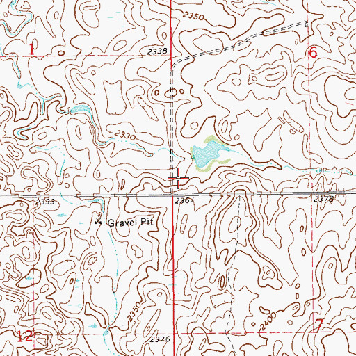 Topographic Map of Crusch School (historical), MT