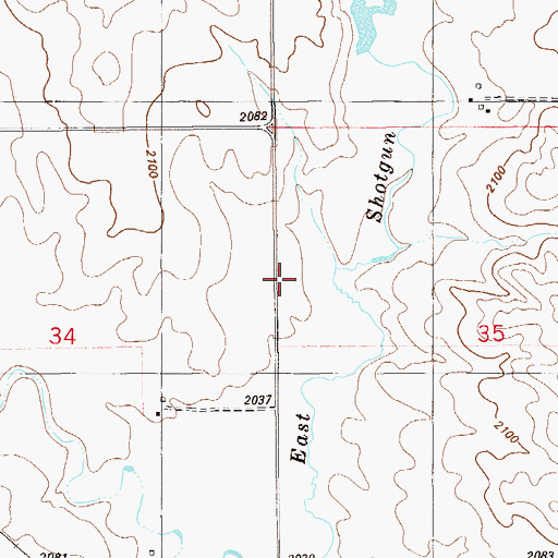 Topographic Map of Harvey School (historical), MT