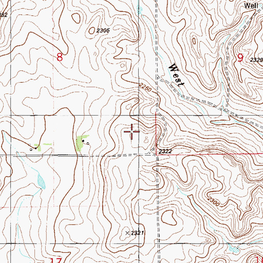 Topographic Map of National School (historical), MT