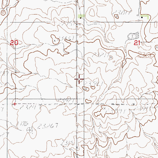 Topographic Map of Nelson School (historical), MT